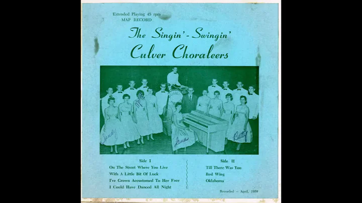 "The Singin' Swingin' Culver Choraleers" 1959 recording