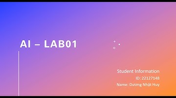 Searching Algorithm - Môn Cơ Sở Trí Tuệ Nhân Tạo - Dương Nhật Huy - 22CLC01 - HCMUS
