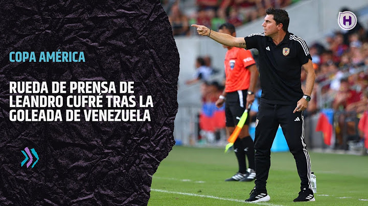 Las declaraciones de Leandro Cufré tras la goleada de Venezuela sobre Jamaica - Copa América