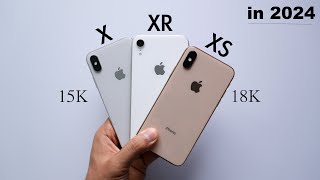 iPhone X vs XR vs XS in 2024 | Don't Make Mistake ! Best iPhone Under 20K? (HINDI)
