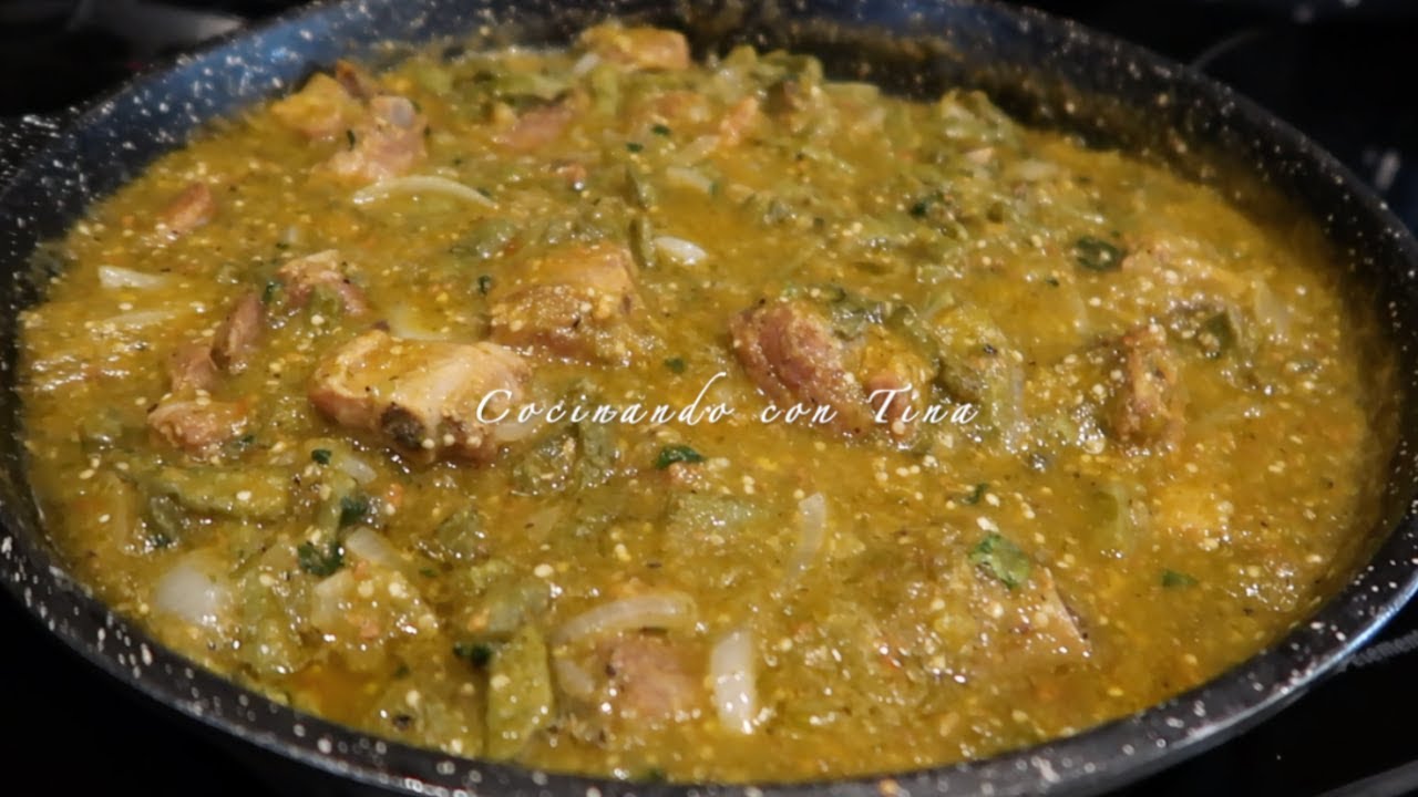 COSTILLA EN SALSA VERDE CON NOPALES