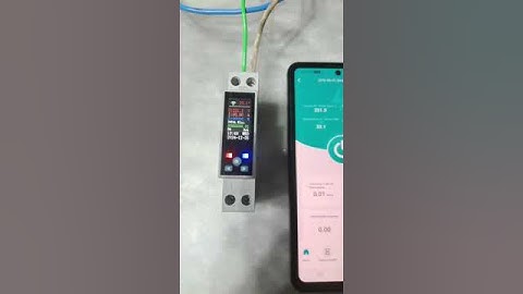 Relé Disjuntor proteção Tongou modelo TO-Q-SYS  50A wifi Tuya Smart Switch não desliga