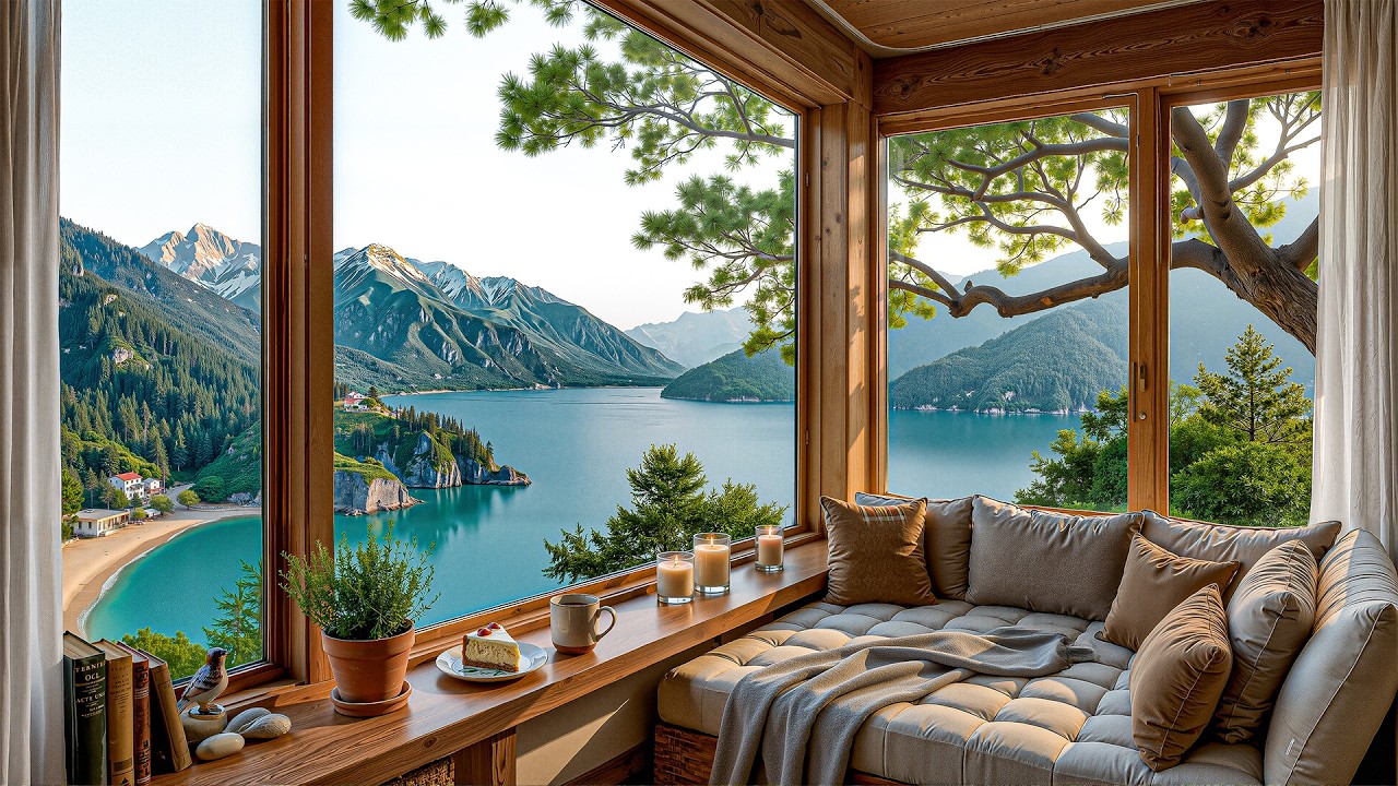 Morning Jazz In A Cabin Space By The Lake - Soothing Jazz Melodies For A Good Mood