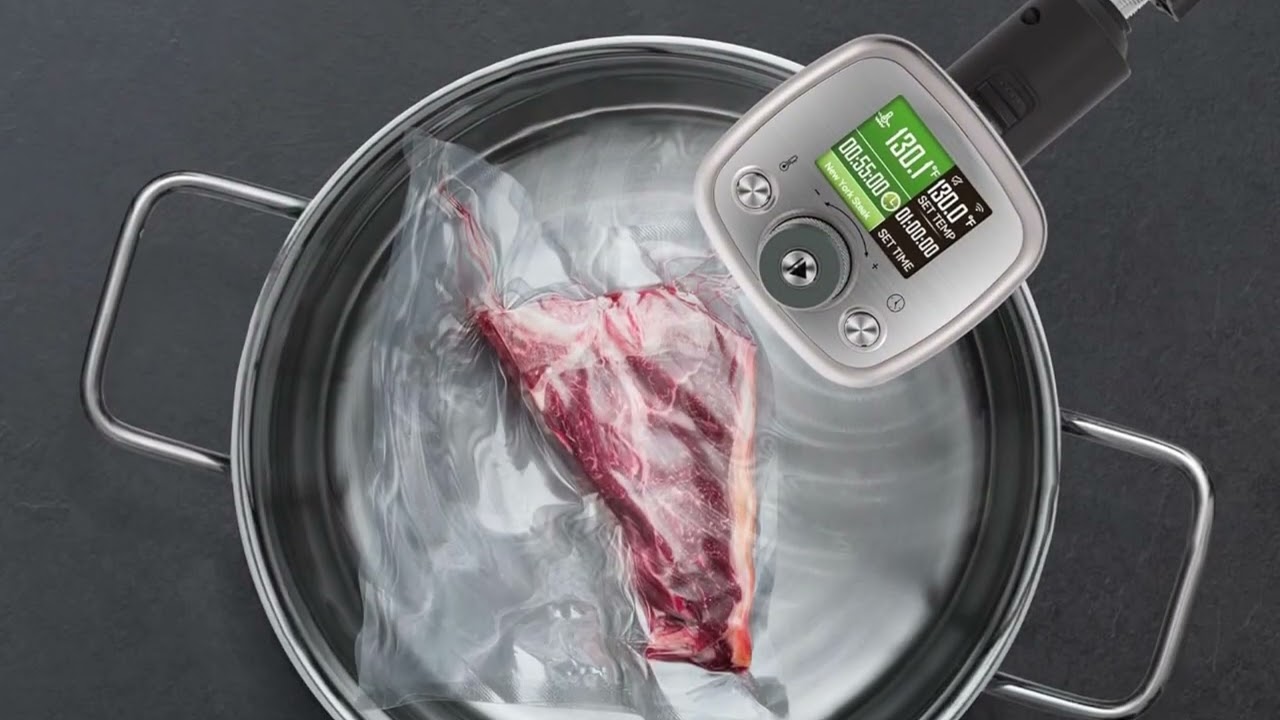 Cook to Perfection! KitchenBoss WiFi Sous Vide with Recipes & App Control 📱