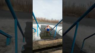 part714#Human Walrus Extreme#Ice👙#Swimming🧊#Challenge😱#Winter🌊#SwimmingLikeaWalrus INSANWouldYouJump