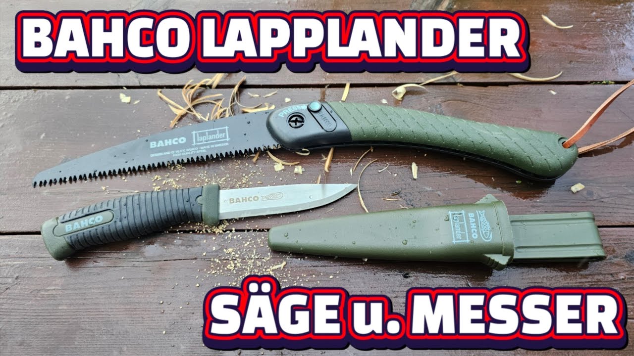 🇩🇪 LOW BUDGET? BAHCO Lapplander Säge un Messer Unboxing