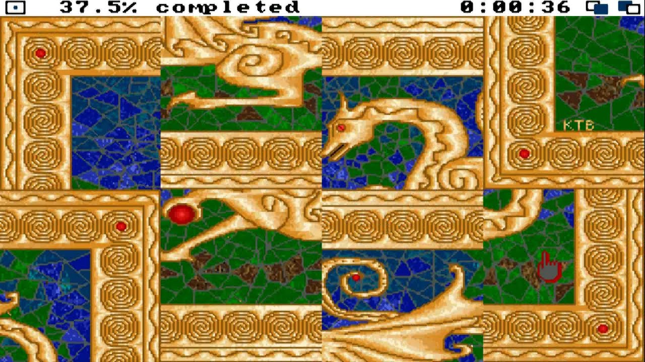 AMIGA Jigsaw ! The Ultimate Electronic Puzzle OTHER JIGSAW OCS