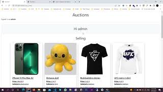 cs50 week4 - commerce project
