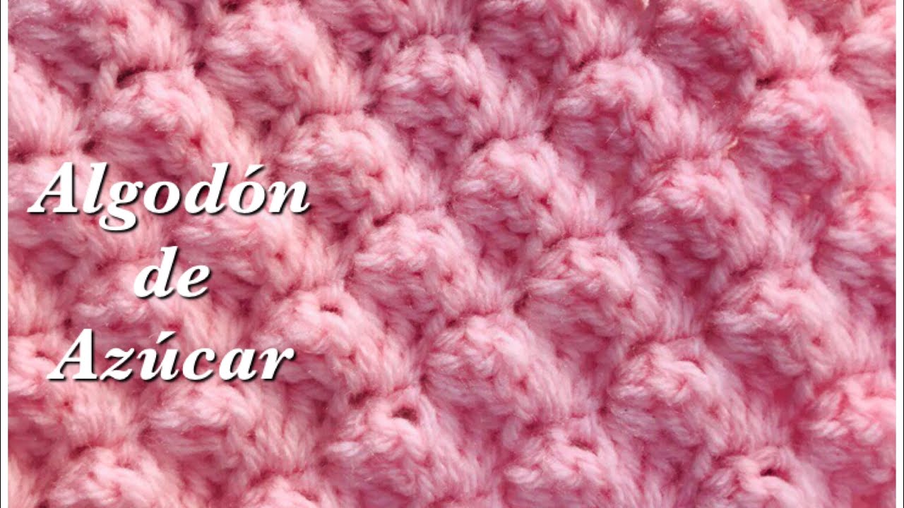 Como tejer puntada Algodón de Azúcar  en gancho | ganchillo facil y rapido por Crochet for Baby 