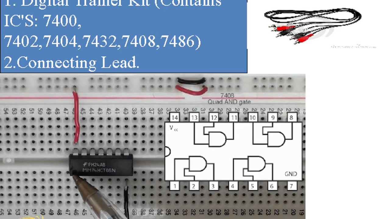 Construction of Half Adder and Full Adder Experiment - YouTube