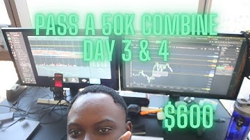 How to pass a 50K Combine w/ TOPSTEP Series Day 3 & 4 | Using a wide SL #topsteptrader