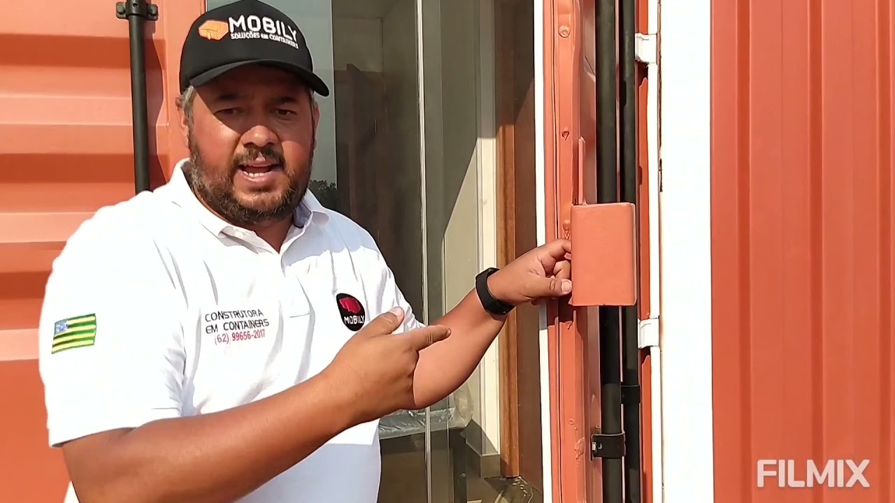 Casa container 60m2 completa + deck superior + escada , valor no vídeo .
