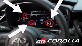 Hidden Cluster menu | GR Corolla screenshot 4