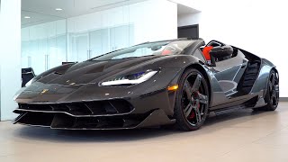 1 OF 20 FULLY EXPOSED CARBON FIBER  The 2017 Lamborghini Centenario Roadster!