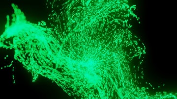 Blender particles system test 2