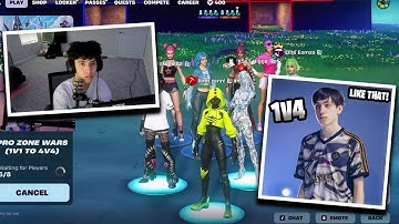 PeterBot VS Zenn in 4v4 Zonewars!