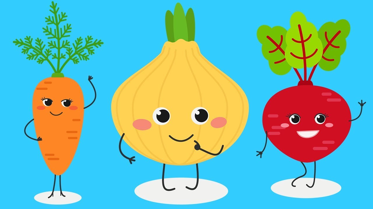 Vegetables for Kids! Learn Vegetable Names in English for ...