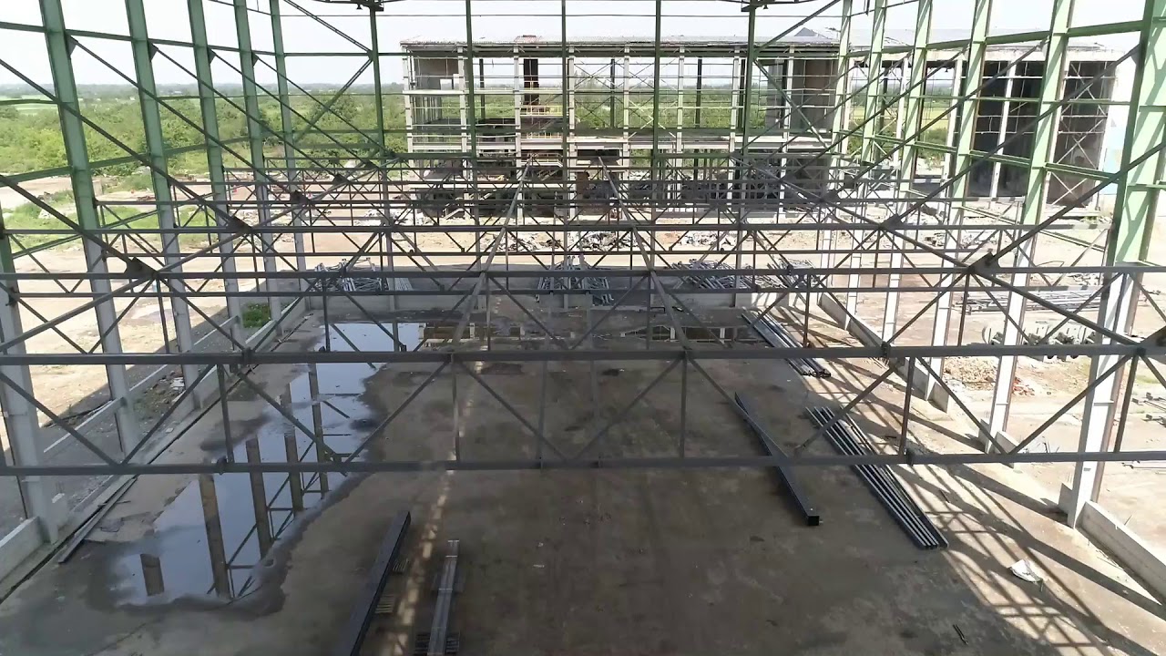 Namontirana podkonstrukcija za spušten plafon, C Blok - Market Parket 2019