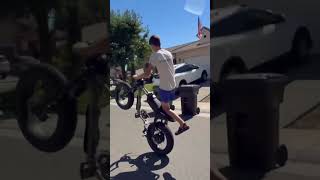 Wheelies on the super 73 #ebike #super73 #bikelife #mtb #stunt