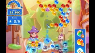 Bubble Witch Saga 2 Level 1603 with no booster & 3 bubbles left