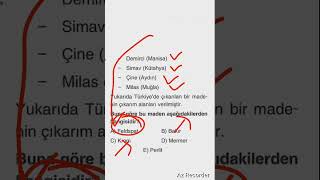 🔴 AGS KPSS Coğrafya 💯 Türkiye 'de Madenler 💯 ÖSYM gibi 💥