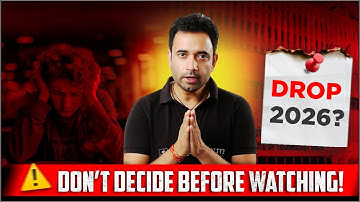 DROP or NO DROP? The HARDEST Decision for JEE Aspirants! 😓
