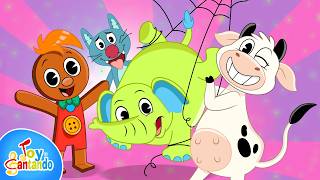 Juguemos en el Bosque 🌳🐮 y Más Canciones para niños con La Vaca Lola y Pin Pon | Toy Cantando