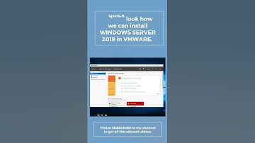 WINDOWS SERVER 2019 in VMWARE.. complete INSTALLATION !!! #shorts #windows server 2019 #windows