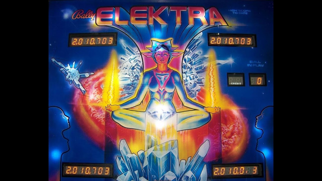 1981 Bally Elektra Pinball Tutorial / Gameplay. 1st 3 level Machine