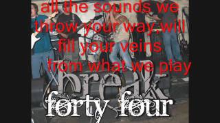 Break Forty Four - What We Play with Lyrics