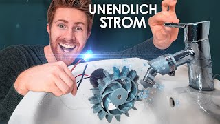 Strom aus Wasserhahn!  Leitungswasser billiger als Steckdose?