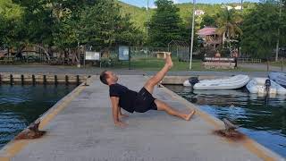 Reverse Plank Kicks