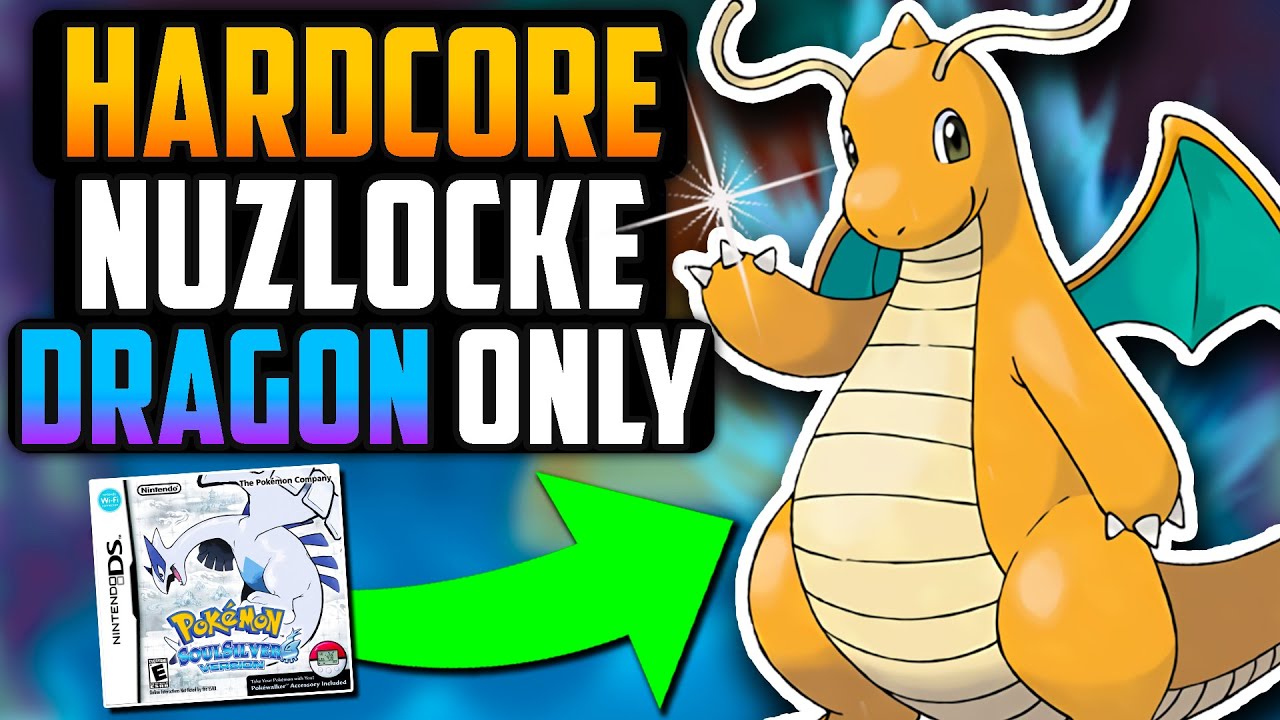 МОГУ ЛИ Я ПОБЕДИТЬ POKÉMON SOULSILVER HARDCORE NUZLOCKE, ИСПОЛЬЗУЯ ТОЛЬКО ДРАКОНЬИНЫЙ ТИП!? (Вызо...