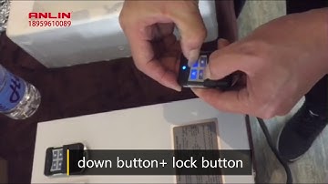 Anlin Rolling Door Motor-adding transmitters method