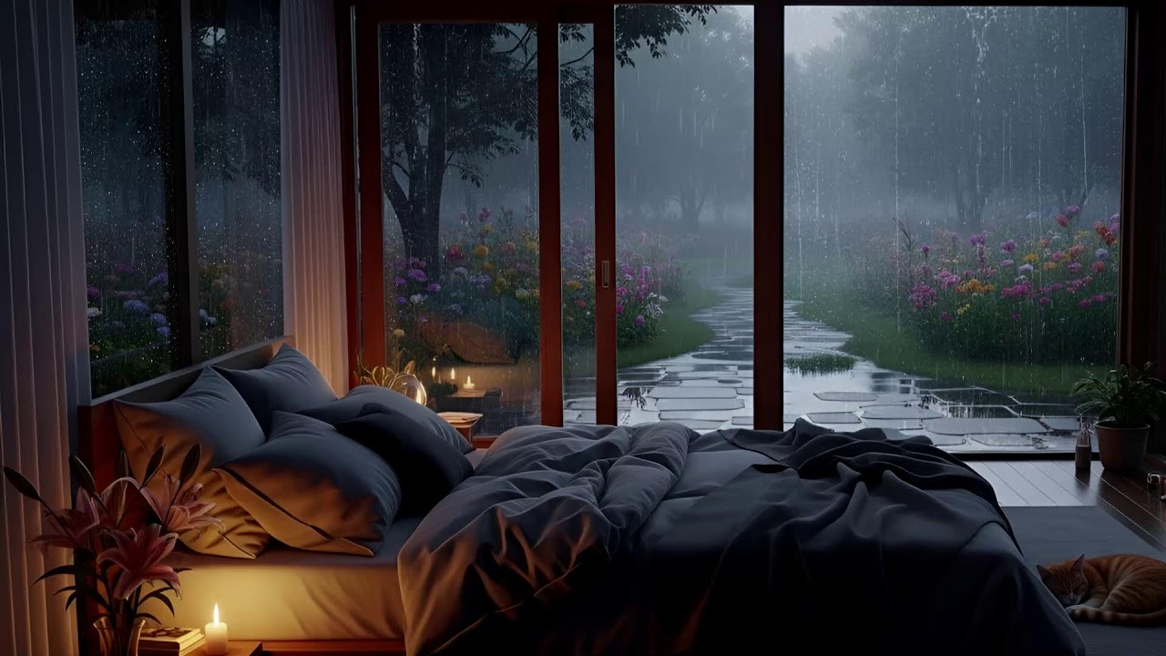 Instant Relax | Soft Rain With Deep Sleep Music to Release Tension & Sleep Deeply