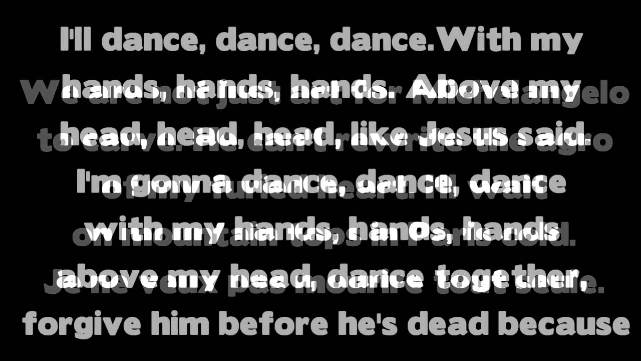 Lady GaGa Bloody Mary Lyrics on screen YouTube