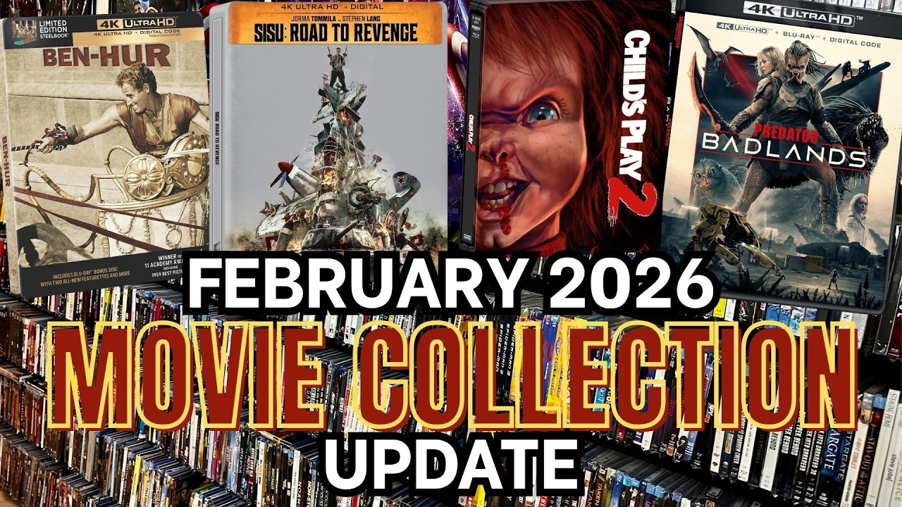 DVD &Blu-rayまとめ売り February 2026 Blu-ray + 4K + DVD Collection Update - 40+ Titles