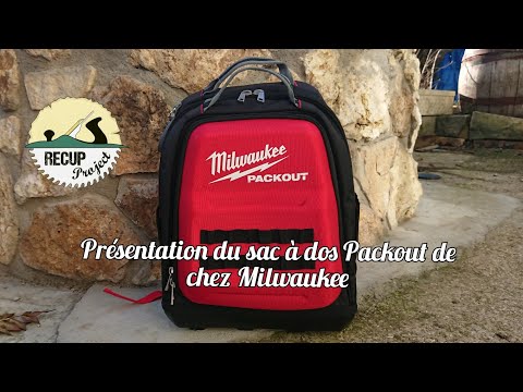 Milwaukee Tool Sac à dos de rangement d'outils PACKOUT 15 pouces