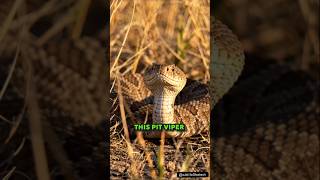 This Pit Viper Never Chases 😱 Deadly Snake Strike Explained #wildlifeshailesh #facts