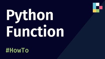 Write a Python function (HowTo)