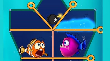 SAVE THE FISH | PULL THE PIN | MOBILE GAME ANDROID AND IPHONE #savethefish #fishdom #savefish #fish