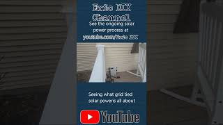DIY Solar Power Grid Tie System Testing #diy #solarpower #renewableenergy #solarpanels #cleanenergy