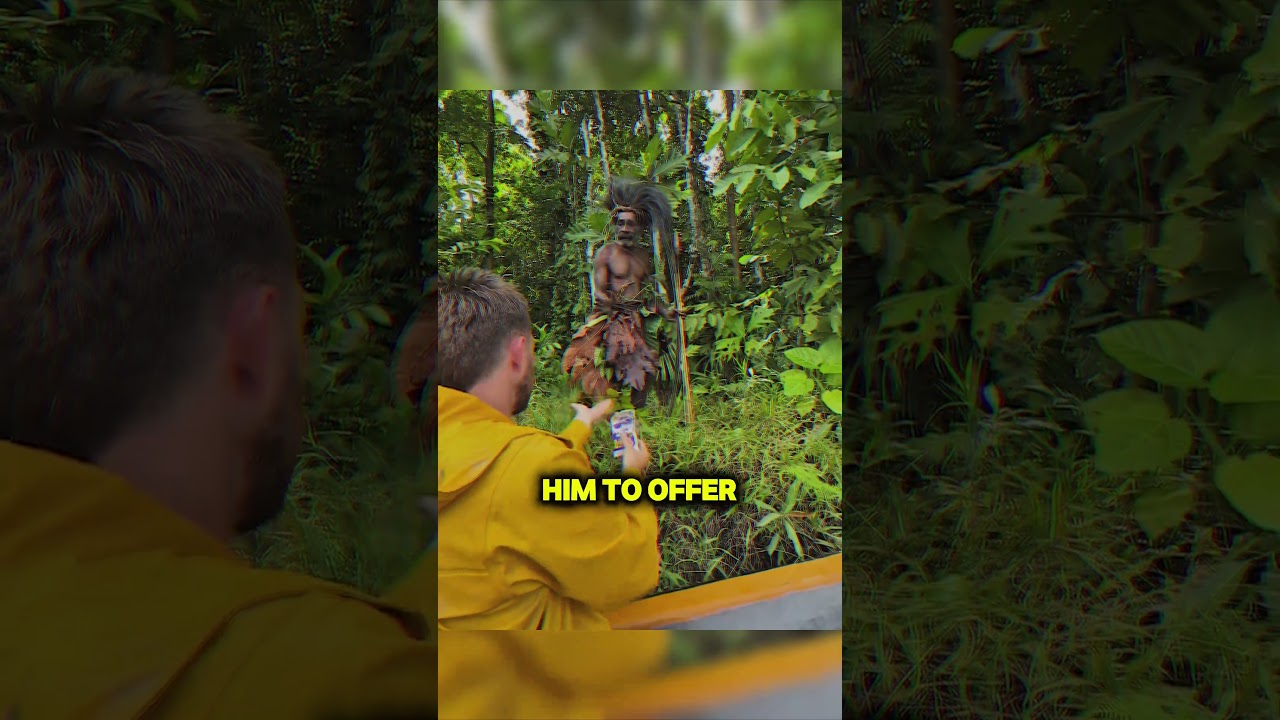 Он попал прямиком в племя каннибалов 