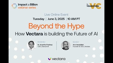 Vectara - Impact a Billion Webinar