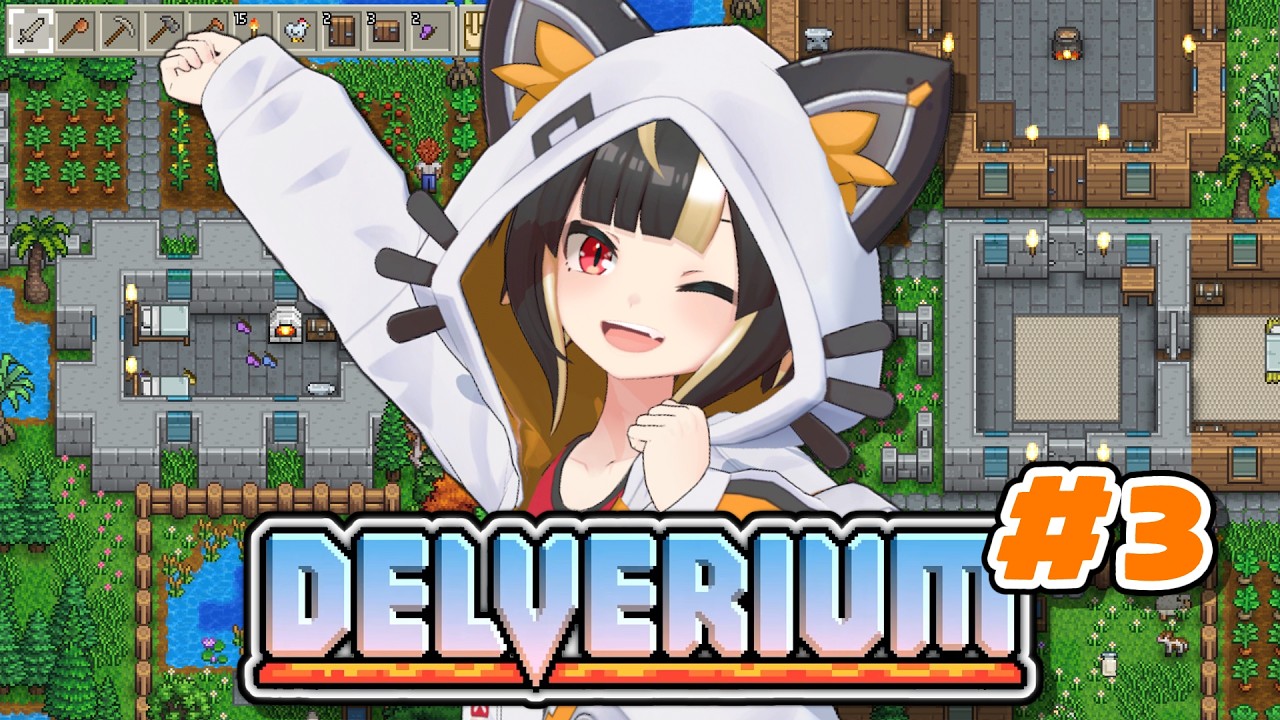 【Delverium:EA】#03 待望の新作サバクラを遊んでみよう!【Vtuber実況:杜本ミネ】(Steam版/デルヴェリウム EA版)