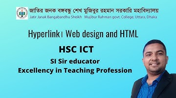 Hyperlink। HSC ICT। Chapter 4।  Web design and HTML