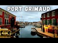 4k 🚸 Walk | Port Grimaud 🇨🇵 | Var France | French Riviera | Cloudy Sunset