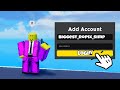 Hacking accounts and giving them robux roblox blade ball