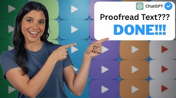 ChatGPT Writing Prompts: How To Proofreading Text, Emails & Essays FAST! (No More Typos)