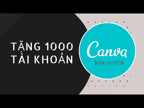 Tặng 1000 tài khoản Canva bản quyền (FREE) - Ths. Nguyễn Hữu lam